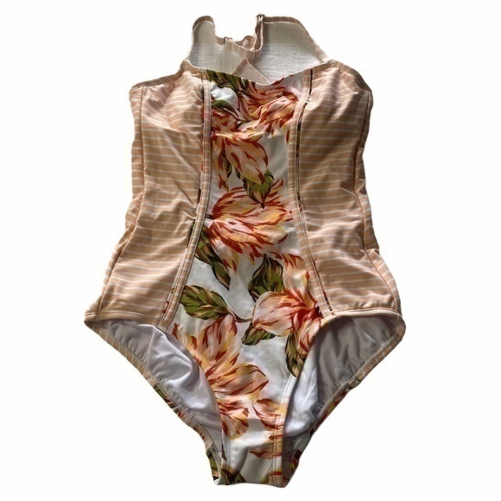Kona Sol One Piece Bathing Suit NWT